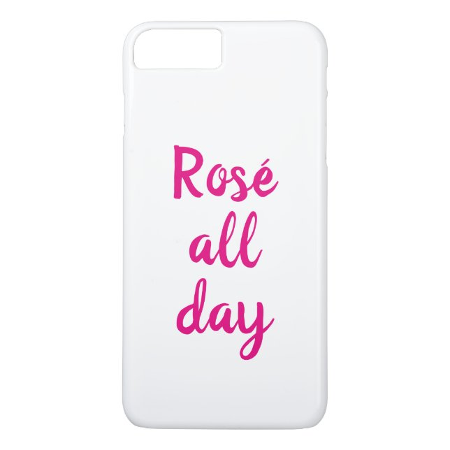 Rosé all day iPhone Case (Back)