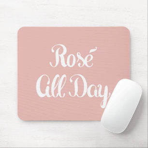 Rosé All Day Pink Mouse Mat