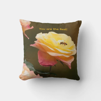 Rose and Bee Tote Cushion