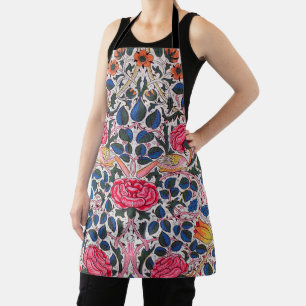 Rose and Bird, William Morris Apron