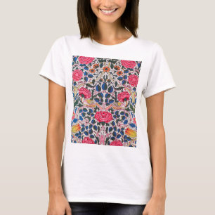 Rose and Bird, William Morris T-Shirt