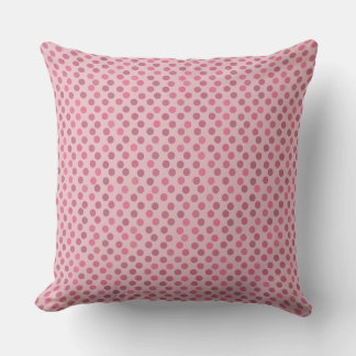 rose and blush polka dots cushion