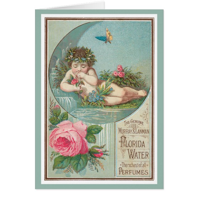Rose and Cherub Florida Waters (Front)