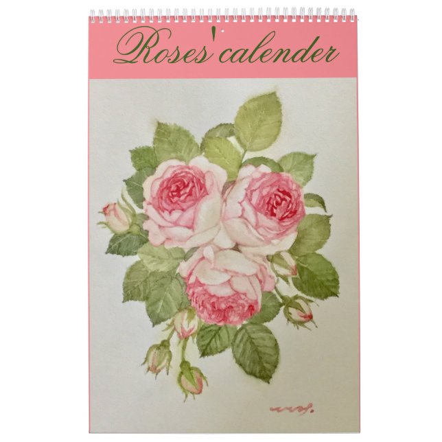 Rose and Flower Calendar (Cover)
