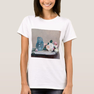 Rose and Glass Jug, Henri Fantin-Latour T-Shirt