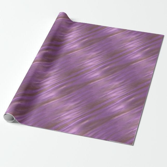 Rose and Gold Metallic Effect 3 Wrapping Paper (Unrolled)
