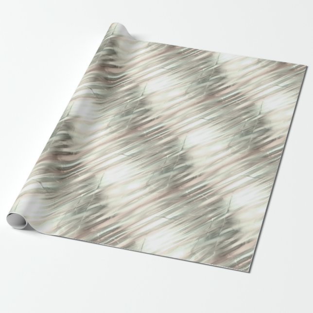 Rose and Gold Metallic Effect 4 Wrapping Paper (Unrolled)