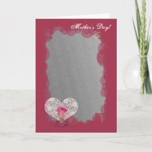 Rose and Lace heart! Card