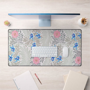 Rose and Larkspur, William Morris Desk Mat