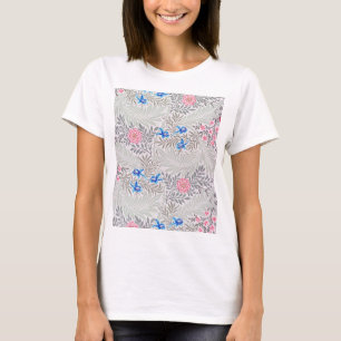 Rose and Larkspur, William Morris T-Shirt