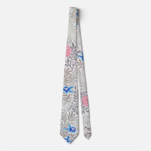 Rose and Larkspur, William Morris Tie