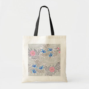 Rose and Larkspur, William Morris Tote Bag