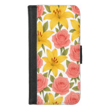 Rose and Lily Wallet Case