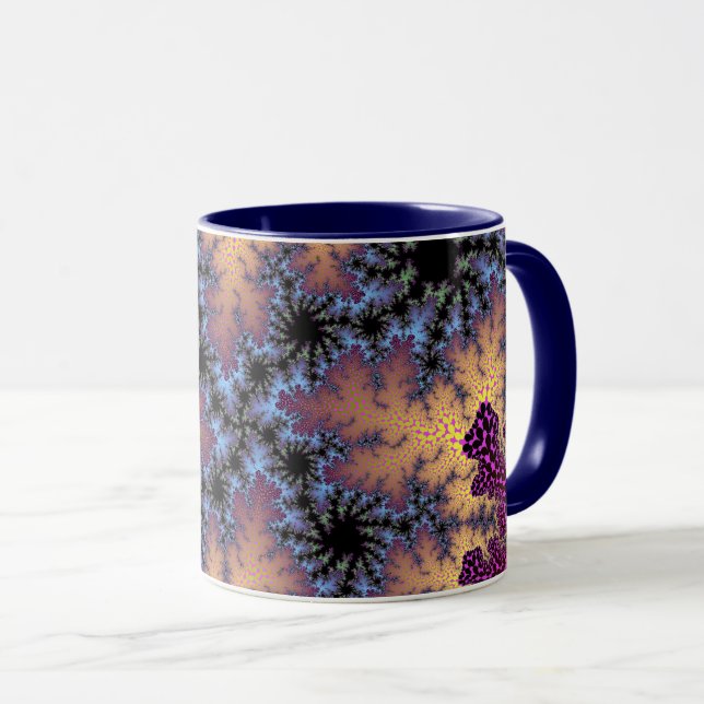 Rose and Peach Speckle Mug (Front Right)