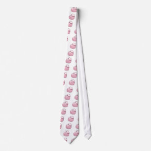 Rose And Pinkish Coloured Duck Tie
