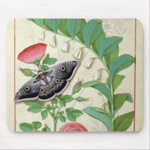 Rose and Polygonatum Mouse Mat