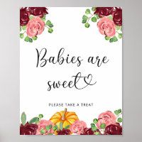 Rose and red little pumpkin babies are sweat poste