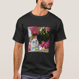 Rose and Siamese Mix Cat Sorara_001 T-Shirt