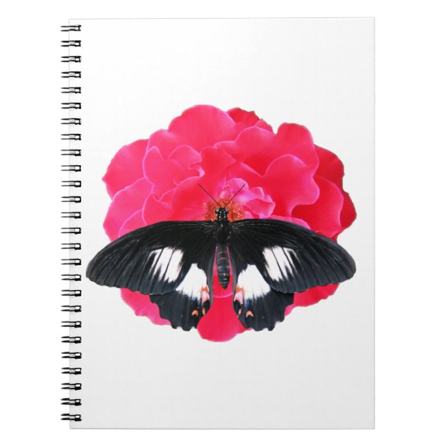 Rose and Swallowtail Notebook (Front)