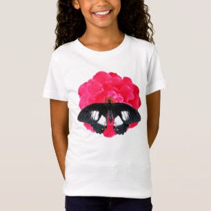 Rose and Swallowtail T-Shirt