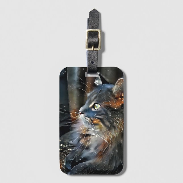 Rose and the Magical Light Luggage Tag (Front Vertical)