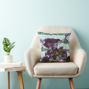 Rose and Wall Cushion