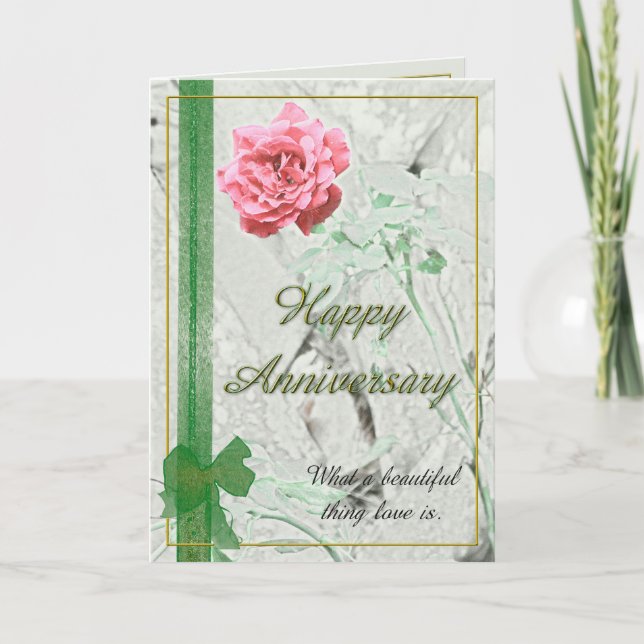 Rose Anniversary Card (Front)