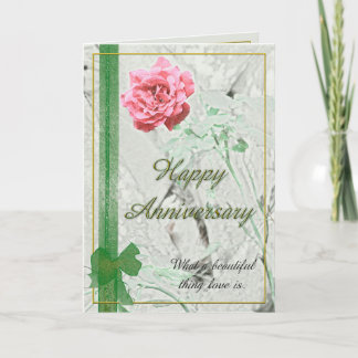 Rose Anniversary Card