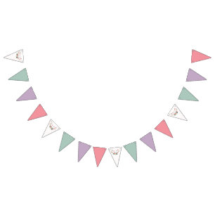 Rose Antlers & Party Garland Birthday Decor