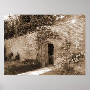Rose Arch Entrance Poster