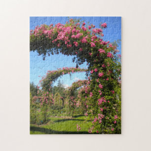 Rose Arches -Elizabeth Park Garden Hartford CT Jigsaw Puzzle