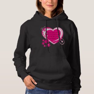 Rose Are Red Violet's Are Blue I Love My Gun Heart Hoodie