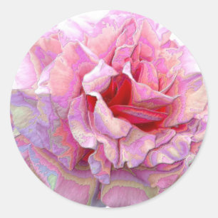 Rose Art Classic Round Sticker
