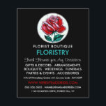Rose Art, Florist, Floristry Advertising Flyer<br><div class="desc">Rose Art,  Florist,  Floristry Advertising Flyer by The Business Card Store.</div>