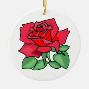 Rose Art Ornament Keepsake Decoration Ornament