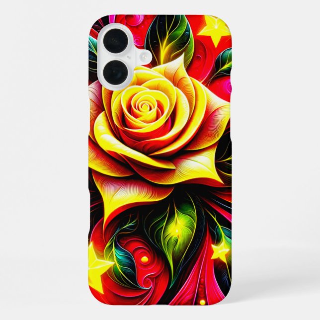 Rose Art Phone Case (Back)