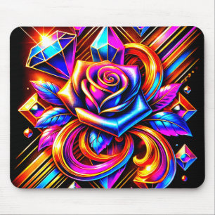 Rose Artwork Mouse Mat