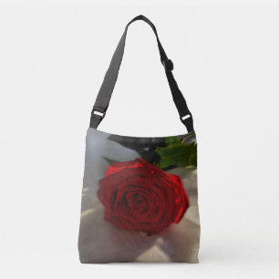 rose at dusk crossbody bag