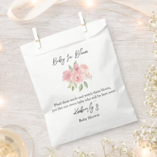 Rose | Baby In Bloom Seeds Baby Shower Favour Bags