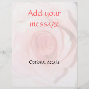 Rose Background Flyer