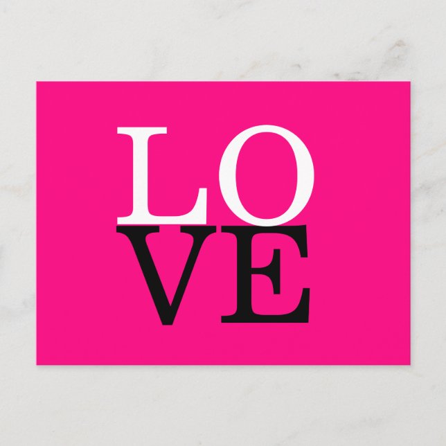 Rose Background Love Wedding Postcard (Front)