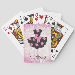 Rose Ballet Dress Playing Cards
