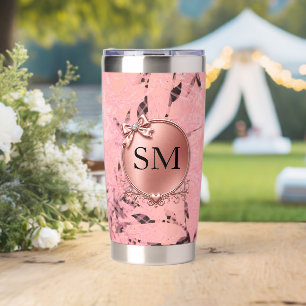 Rose Bamboo Insulated Tumbler