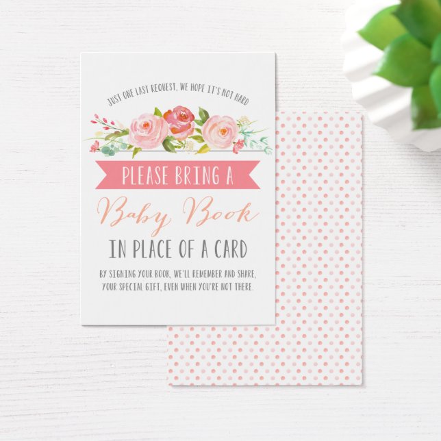 Rose Banner Baby Book | Baby Shower (Desk)