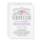 Rose Banner | Girl Communion Invitation | Purple