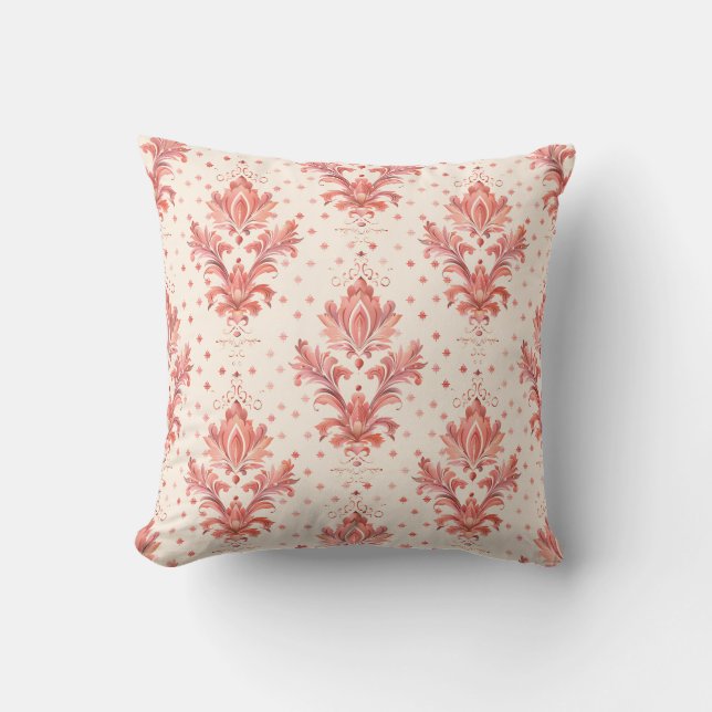 Rosé Baroque Elegance Princesscore Cushion (Front)