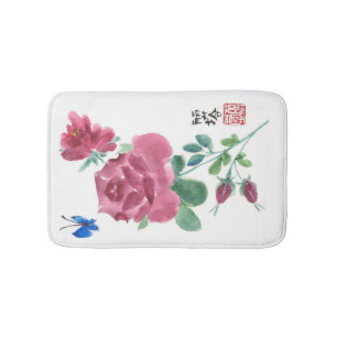 Rose Bath Mat