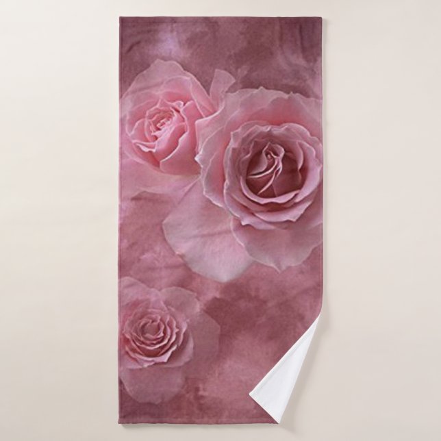 Rose Bath Towel Set (Bath Towel)