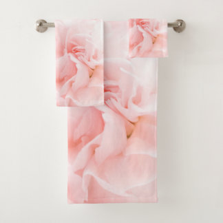 Rose Bath Towels Set