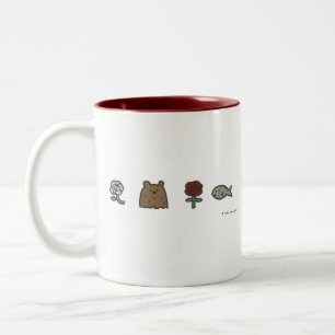 Rose-Bear-Rose-Fish mug